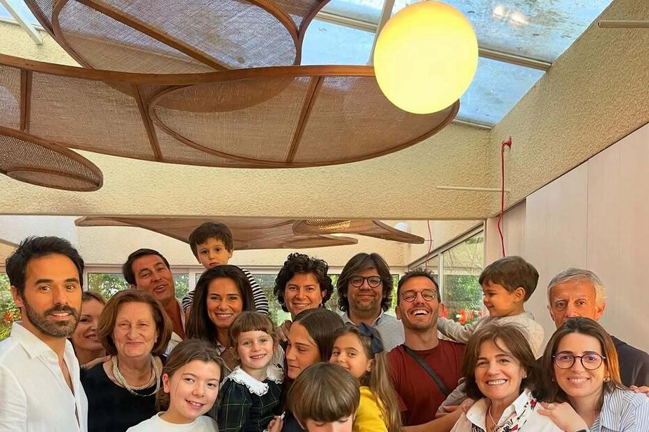 Cláudia Vieira juntou 'ex' Pedro Teixeira e o atual namorado, João Alves