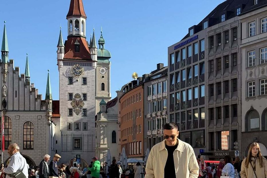 João Palhinha com o filho mais velho, João Maria