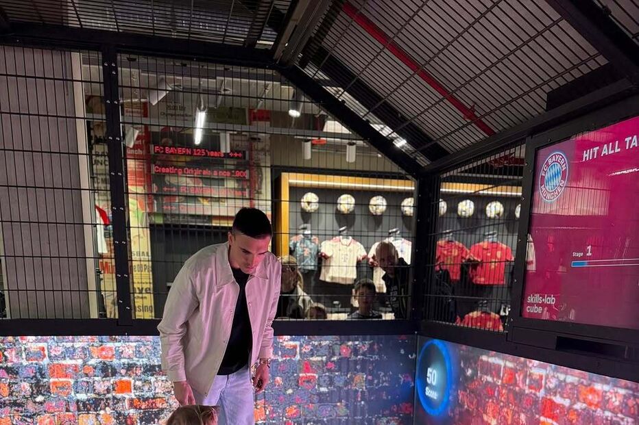 João Palhinha com o filho mais velho, João Maria