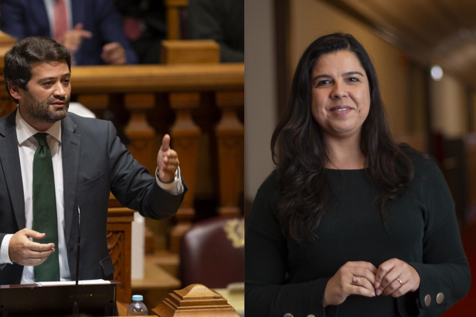 André Ventura e Inês Sousa Real