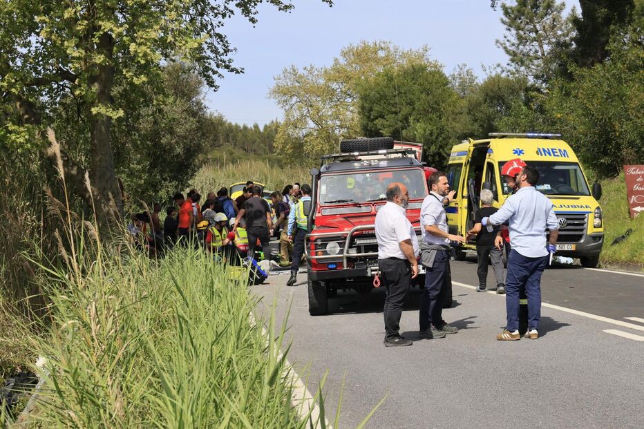 Despiste de autocarro no Cartaxo