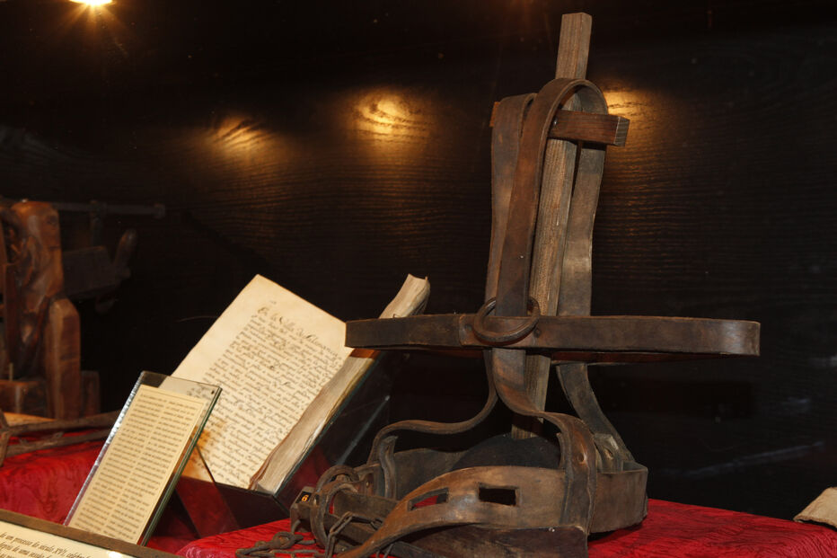 Objeto de tortura da idade média, usado pela inquisição