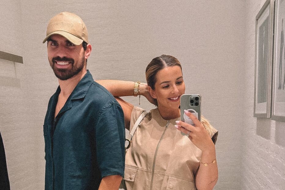 Rúben Neves e Débora Lourenço