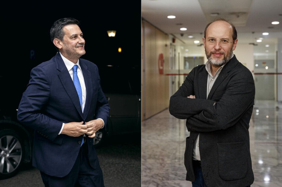 Rui Rocha da IL e Rui Tavares do Livre