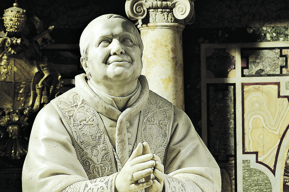Estátua na Basílica de Santa Maria Maior, em Roma