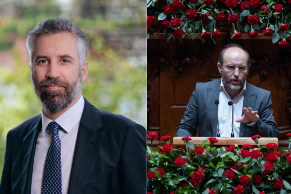 Pedro Nuno Santos e Rui Tavares