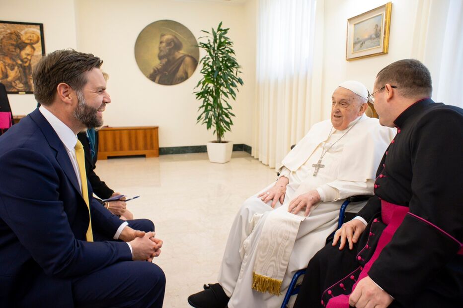 Papa Francisco com JD Vance