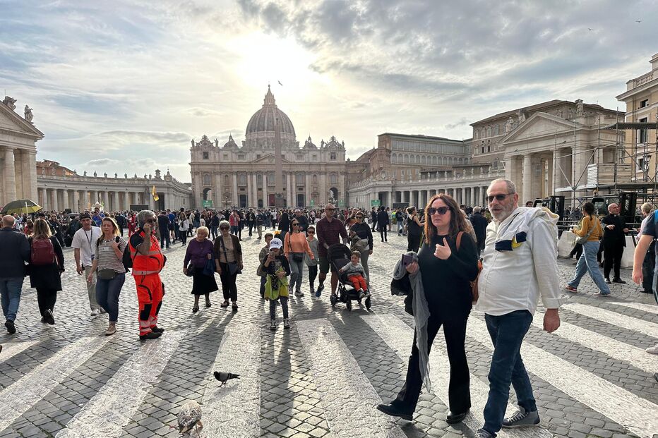 Praça de São Pedro, no Vaticano