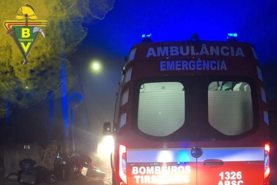 Bombeiros Tirsenses foram chamados ao local