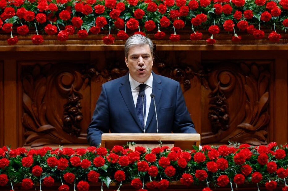 Paulo Núncio durante comemorações do 25 de Abril na AR