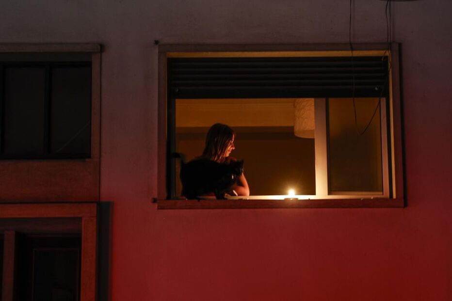 Campo de Ourique sem luz após apagão em Portugal 