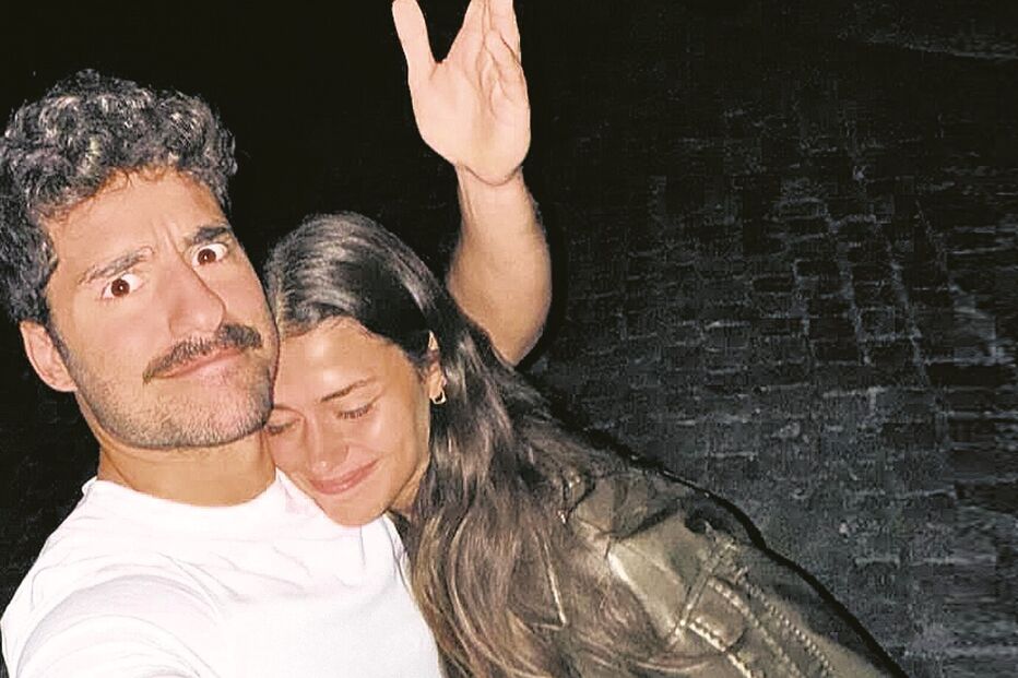 José Condessa e Luisinha Oliveira na noite do apagão 