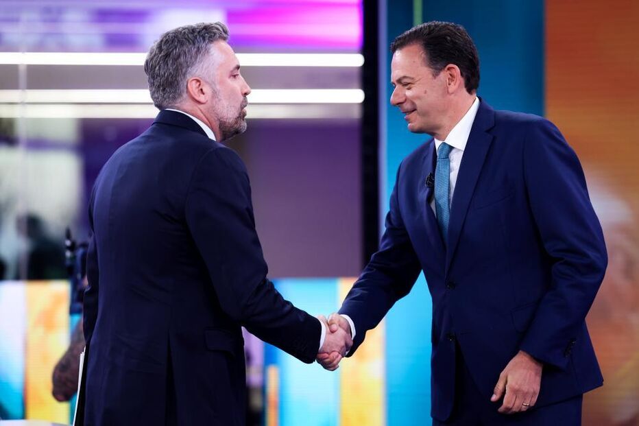 Pedro Nuno Santos e Luís Montenegro