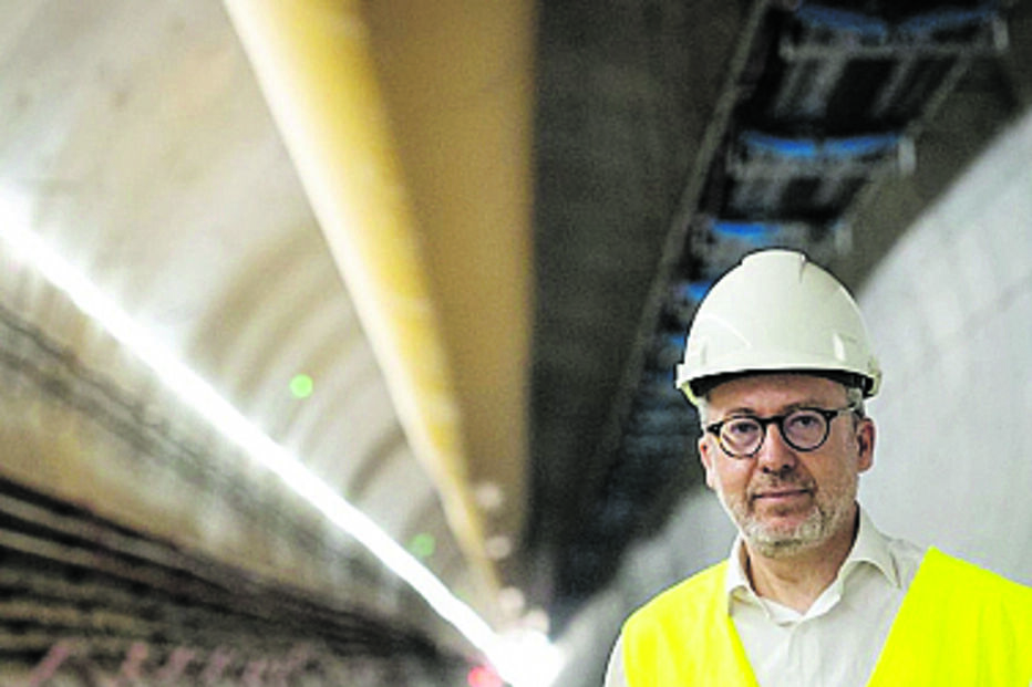 Carlos Moedas no túnel