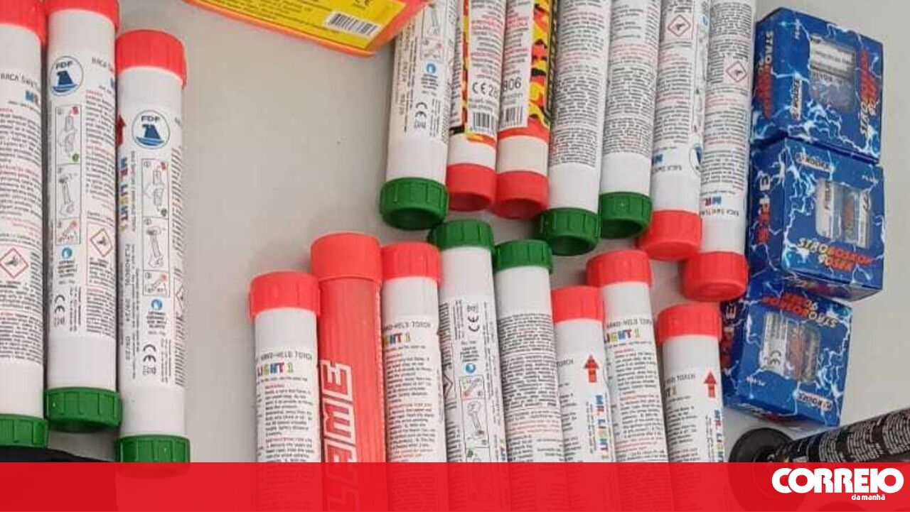 Dozens of pyrotechnic devices seized in Águeda