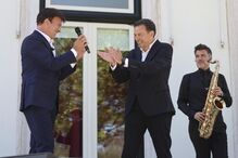 Tony Carreira e Luís Montenegro