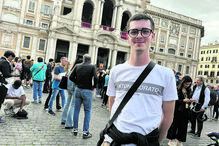 Mateus Miguel, de 22 anos, em Roma