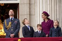 Wlliam, Kate e os três filhos