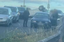 Um ferido em colisão com cinco carros em Lisboa