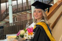 Marianna Solkidou na Queima das Fitas