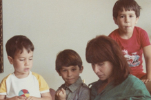 Rita Lee com os filhos