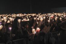 Procissão das velas no Santuário de Fátima 