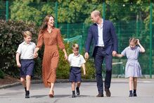 George, Kate Middleton, Louis, William e Charlotte