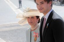 Isabel de Herédia com o filho Dinis