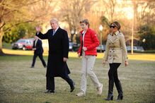 Donald Trump, Barron e Melania Trump