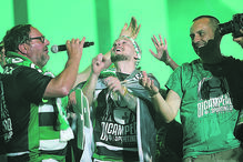 Paulinho teve o sue momento no palco da festa