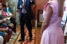 Marcelo Rebelo de Sousa apresenta Bárbara Norton de Matos