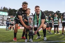 Vyktor Gyökeres e Maxi Araujo