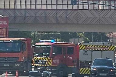 Acidentes na saída de Lisboa para Odivelas e Loures