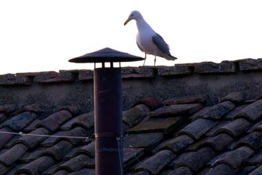 Chaminé na Capela Sistina