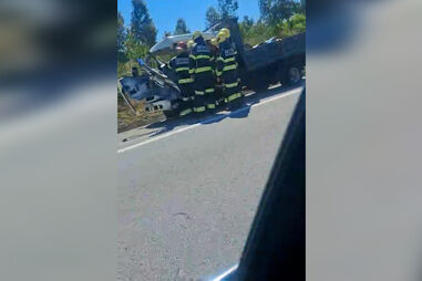 Acidente na A1 em Estarreja faz um ferido e corta circulação no sentido sul-norte