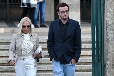 A viúva, Cláudia Campo, e Nuno, neto do antigo presidente dos portistas