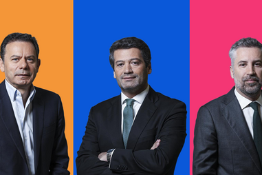 Luís Montenegro, André Ventura e Pedro Nuno Santos