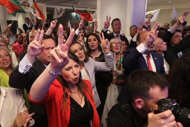 Noite Eleitoral na sede de campanha do partido Chega