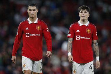 Cristiano Ronaldo e Garnacho no Manchester United