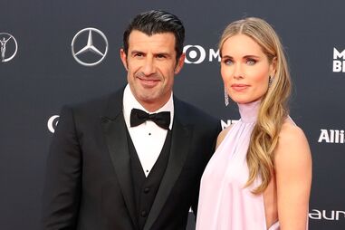 Luís Figo e Helen Svedin 