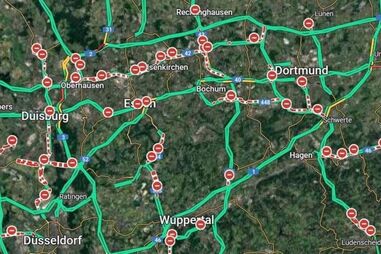 Erros do Google Maps lançam caos rodoviário na Alemanha
