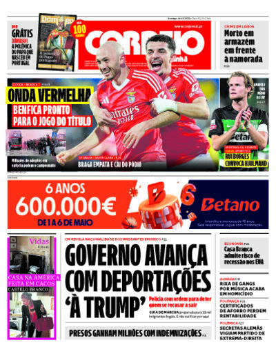 Capa do jornal