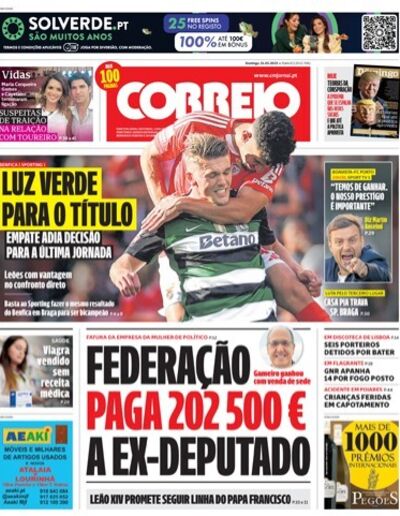 Capa do jornal