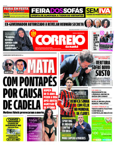 Capa de sexta-feira, 16 de maio de 2025