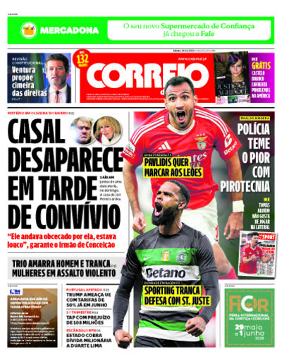 Capa do jornal