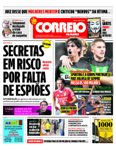 Capa do jornal