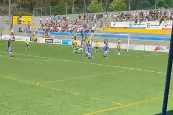 Vários feridos em queda na bancada de estádio no Marco de Canaveses
