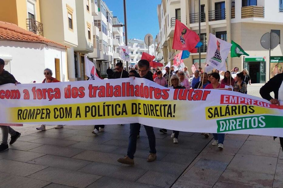 1.º Maio levou dezenas de trabalhadores às ruas de Sines