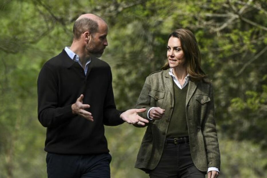 William e Kate Middleton visitam a Ardura Community Forest