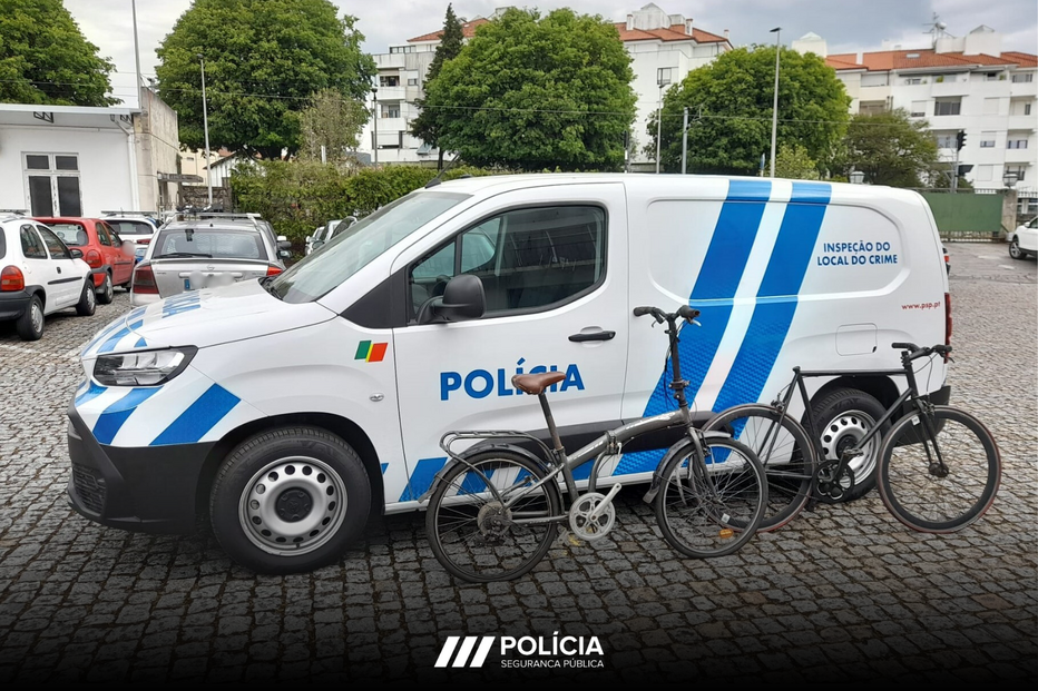 Bicicletas foram apreendidas ao suspeito pela PSP